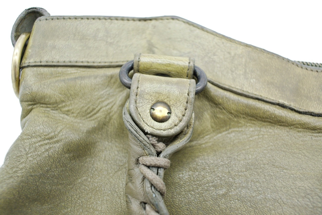 Balenciaga Olive Agneau First 2way Bag Bag Balenciaga