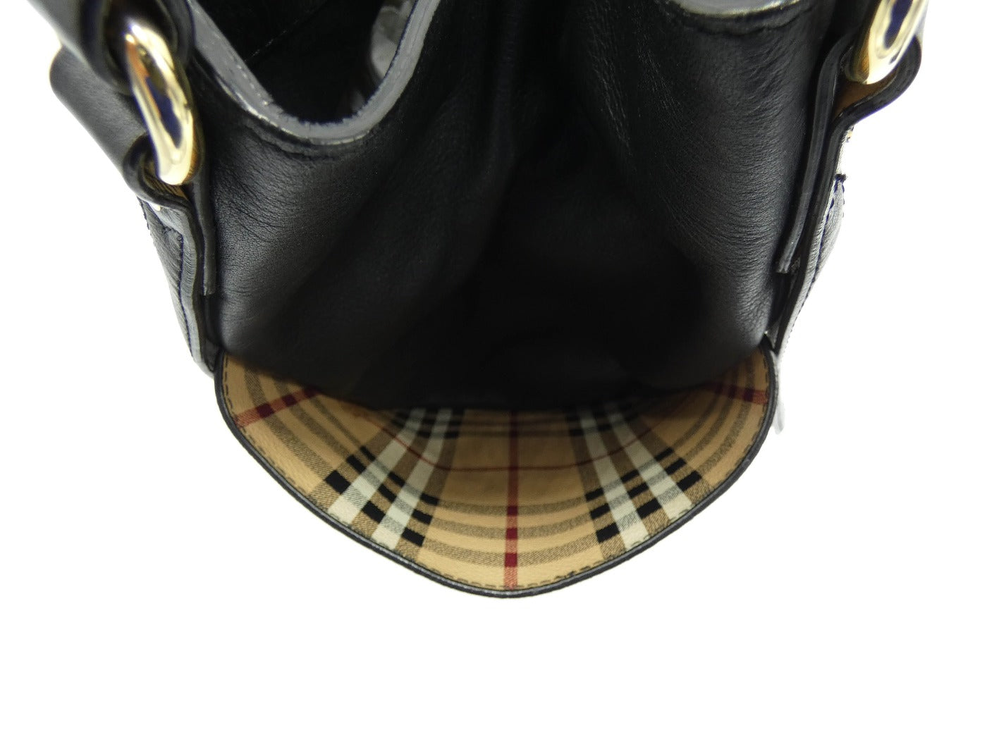 Burberry Canterbury Black Leather Bag Bag Burberry