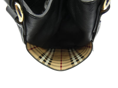 Burberry Canterbury Black Leather Bag Bag Burberry