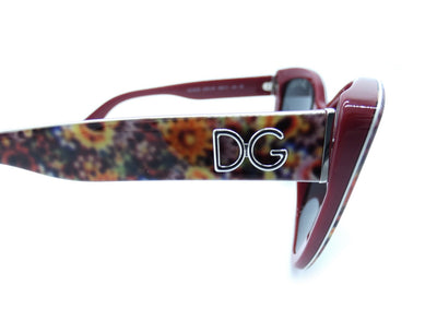 Dolce & Gabbana Mottled Red Floral Sunglasses DG 4216 Sunglasses Dolce & Gabbana
