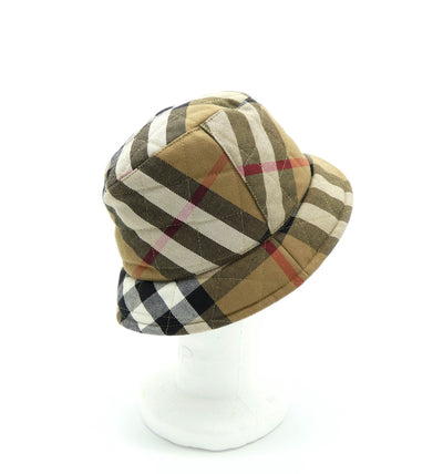 Burberry Quilted Nova Check Bucket Hat Hats Burberry