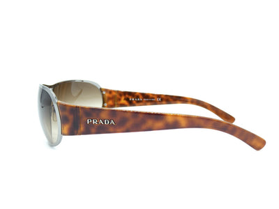 Prada Tortoise and Silver Sunglasses SPR70G Sunglasses Prada