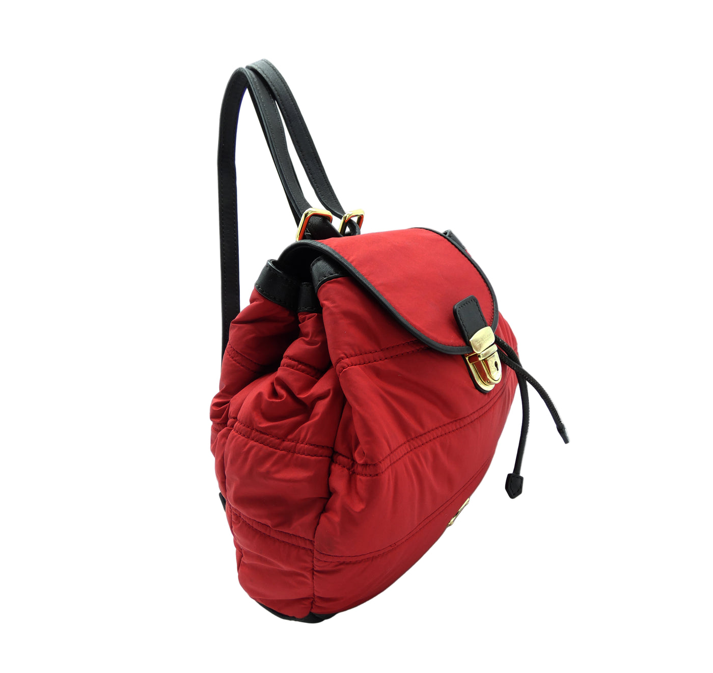 Burberry Quilted Convertible Red Tech Nylon Mini Backpack – Occhi Azzurri