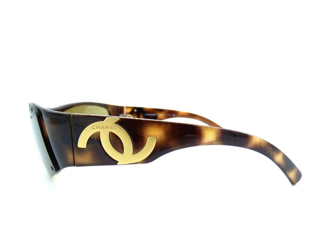 Chanel Tortoise and Gold CC Sunglasses 5072