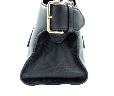 Burberry Black Leather Small Clifton Handbag Bag Burberry