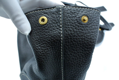 Dolce & Gabbana Vintage D Ring Brown Leather Shoulder Bag Bag Dolce & Gabbana