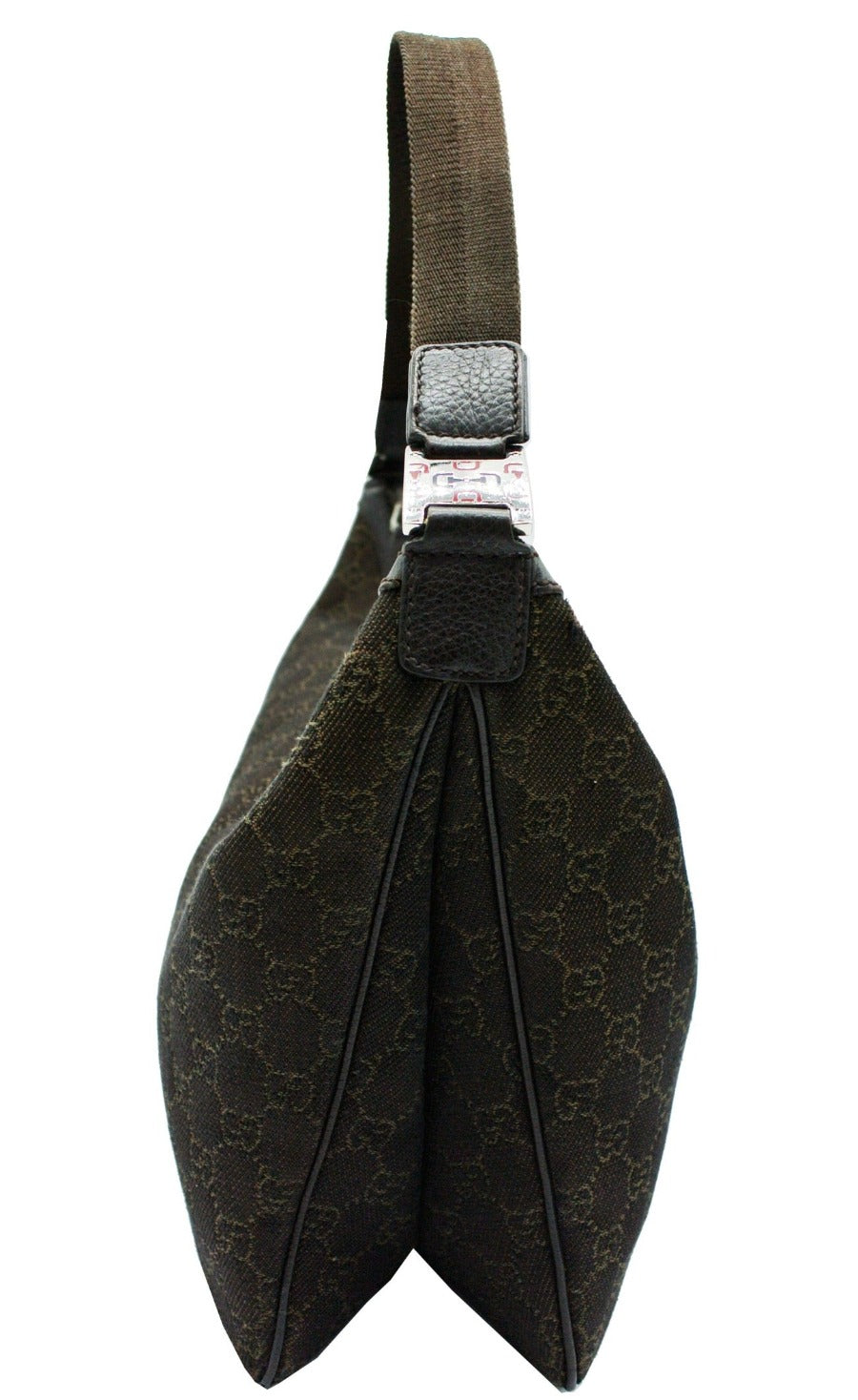 Gucci Dark Brown GG Monogram Medium Pop Hobo Bag Gucci