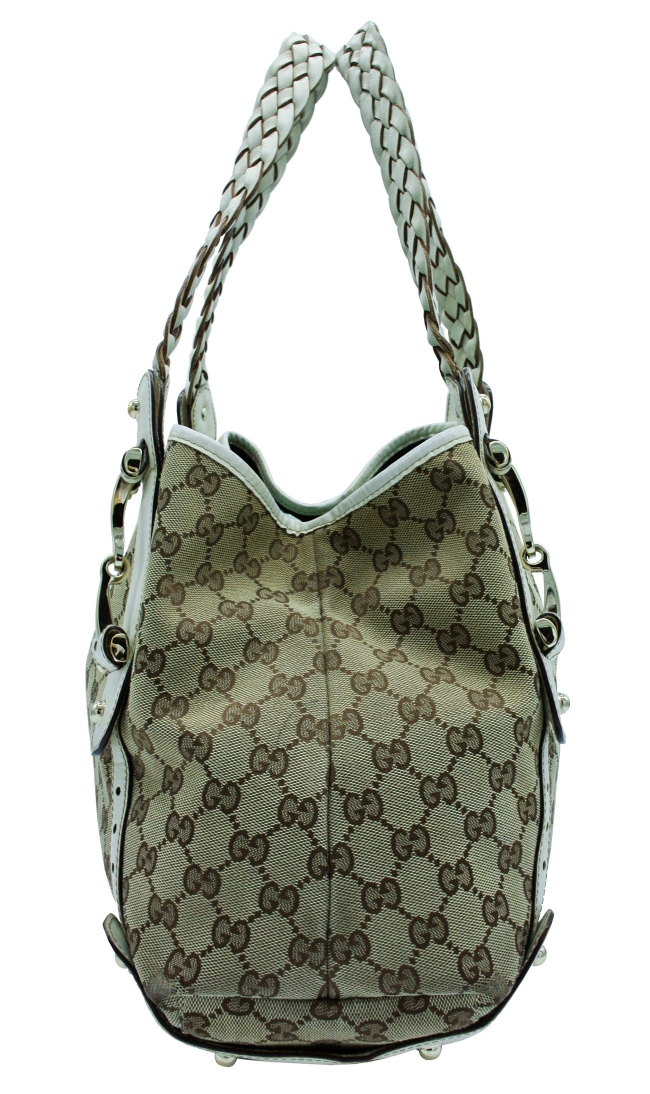 Gucci Tan GG Canvas Pelham Large Hobo Bag Gucci