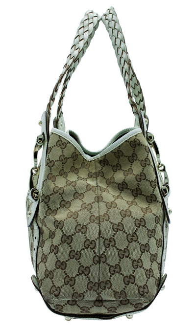 Gucci Tan GG Canvas Pelham Large Hobo Bag Gucci