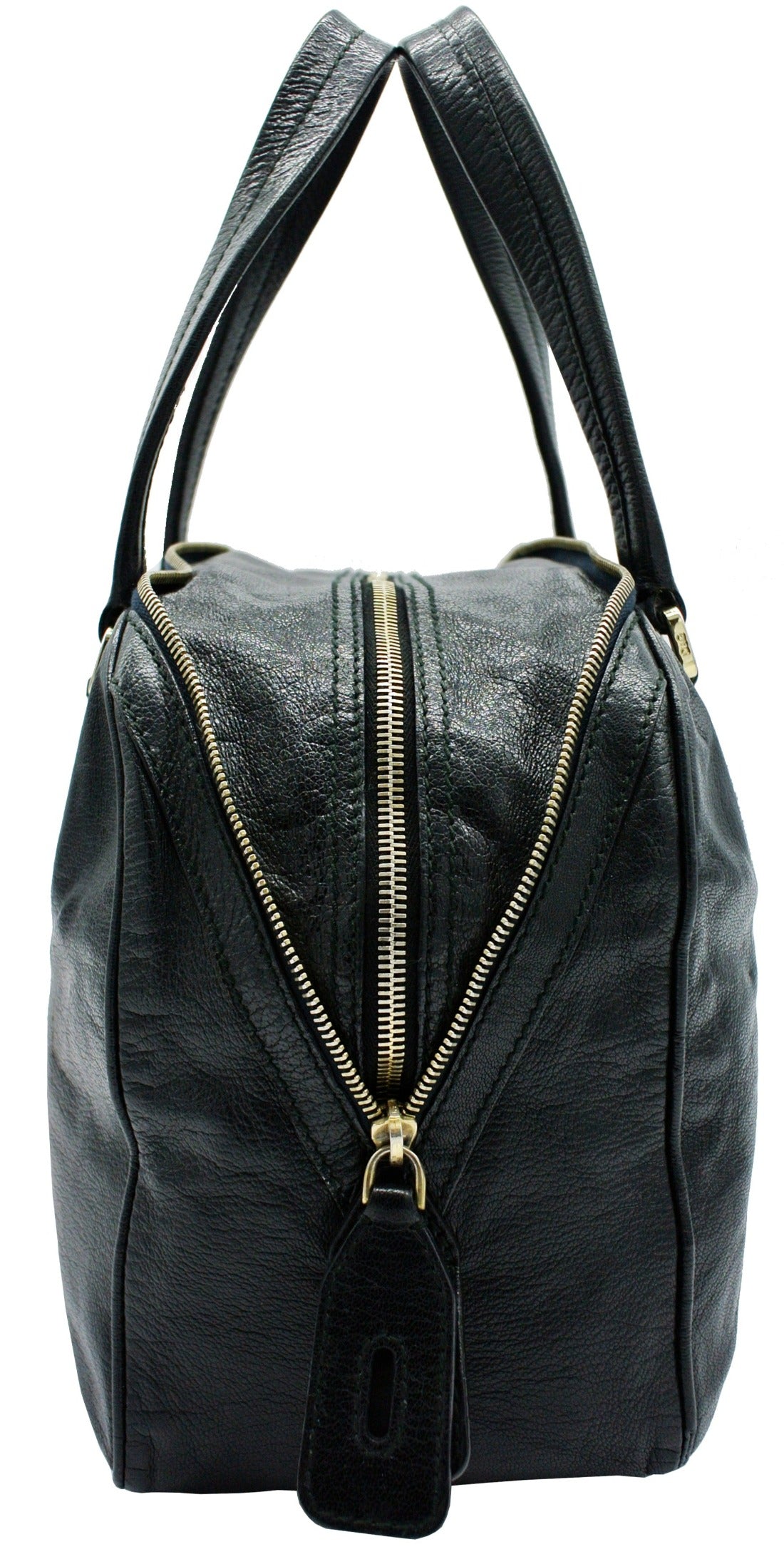 D & G Black Leather Bag Vilma Shoulder Bag Bag Dolce & Gabbana