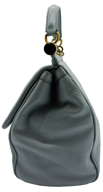 Dolce & Gabbana Miss Sicily Blue Leather Bag Bag Dolce & Gabbana