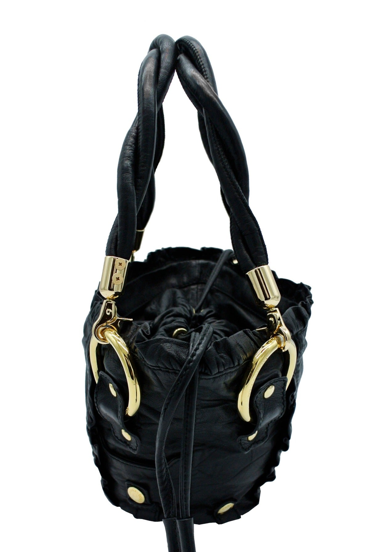 Dolce & Gabbana Small Black Leather Handbag Bag Dolce & Gabbana