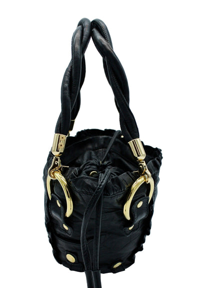 Dolce & Gabbana Small Black Leather Handbag Bag Dolce & Gabbana