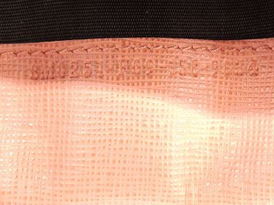 Fendi Pink Saffiano Continental Long Wallet Wallet Fendi