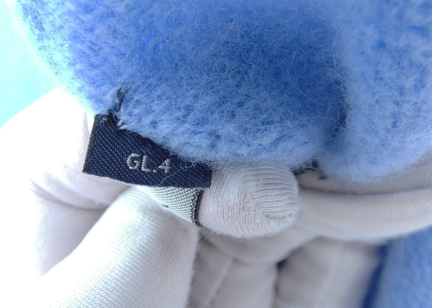 Burberry Lambswool Solid Blue Child's Scarf Scarf Burberry
