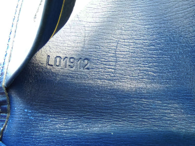 Louis Vuitton Blue Epi Leather Card Case Wallet Louis Vuitton