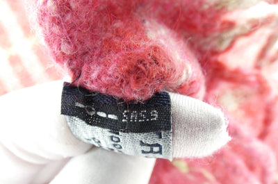 Burberry Wool and Angora House Check Pink and White Scarf Scarf Burberry