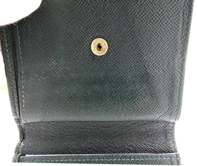 Louis Vuitton Men's Taiga Bi-Fold Wallet in Deep Green Wallet Louis Vuitton