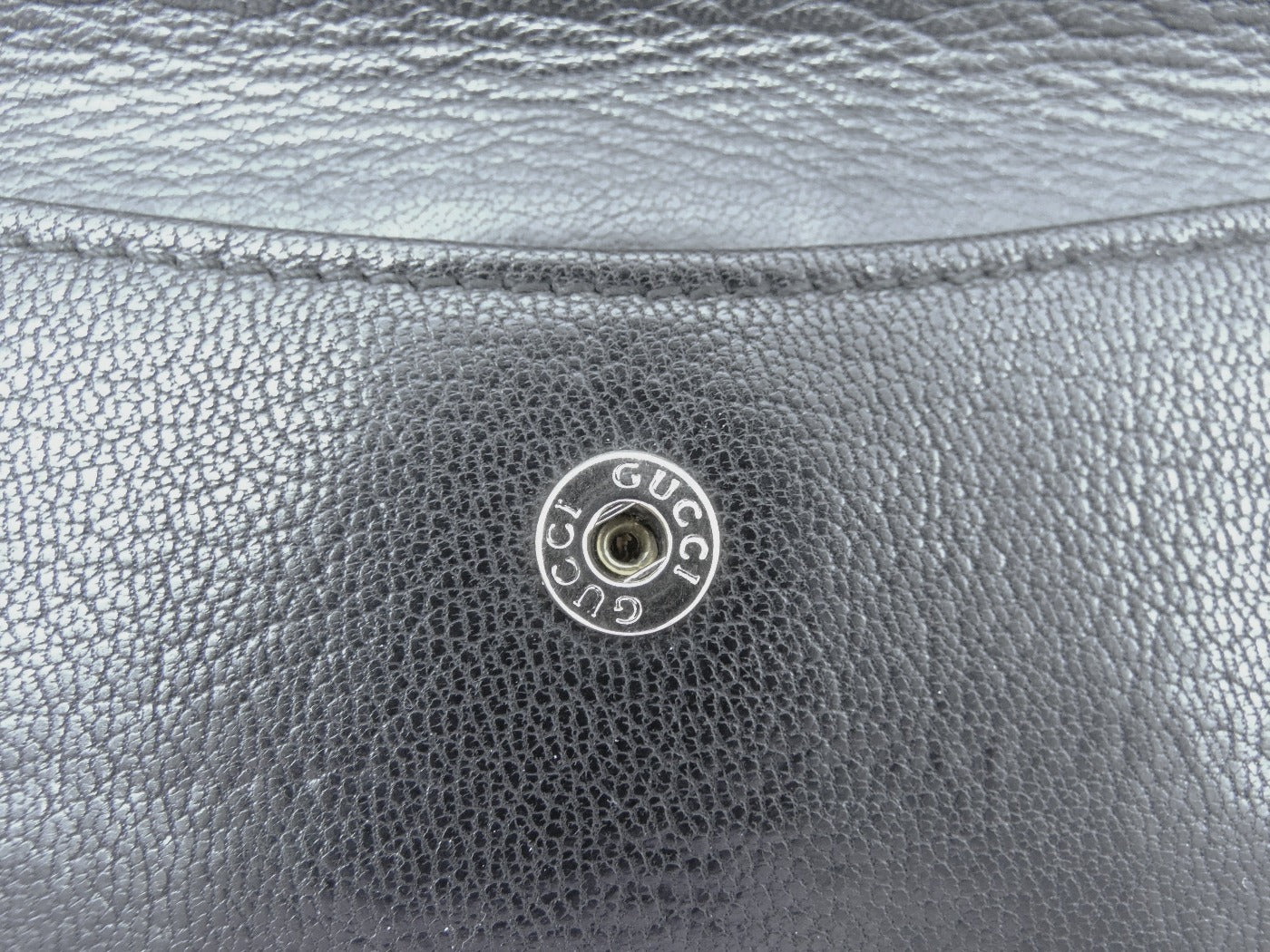 Gucci Black Leather Continental Princy Vintage Wallet Wallet Gucci