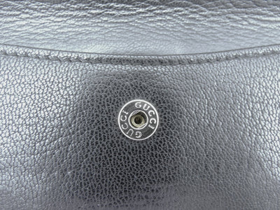 Gucci Black Leather Continental Princy Vintage Wallet Wallet Gucci