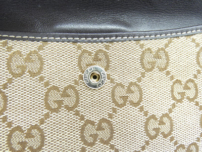 Gucci Continental GG Canvas Heart Vintage Long Wallet Wallet Gucci