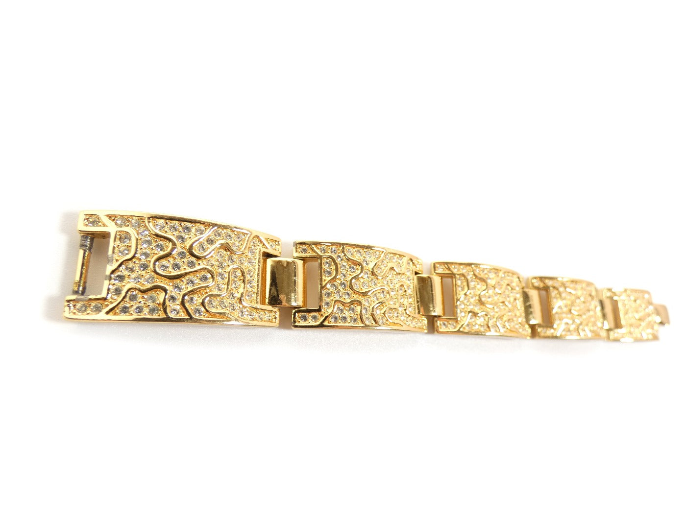 Christian Dior Vintage Crystal Link Bracelet Bracelet Christian Dior