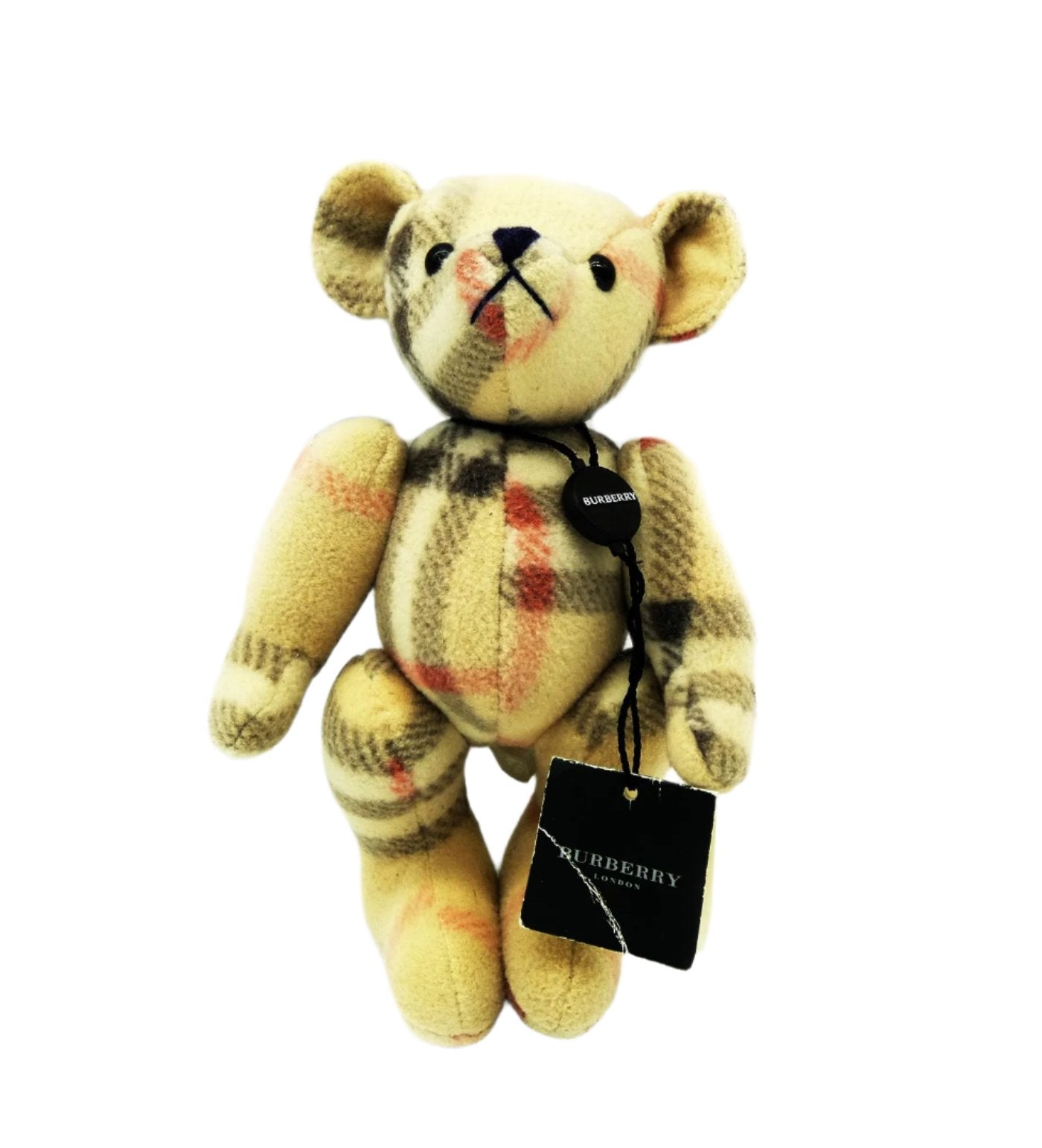 Burberry London Cashmere Jointed Teddy Bear Collectable Burberry