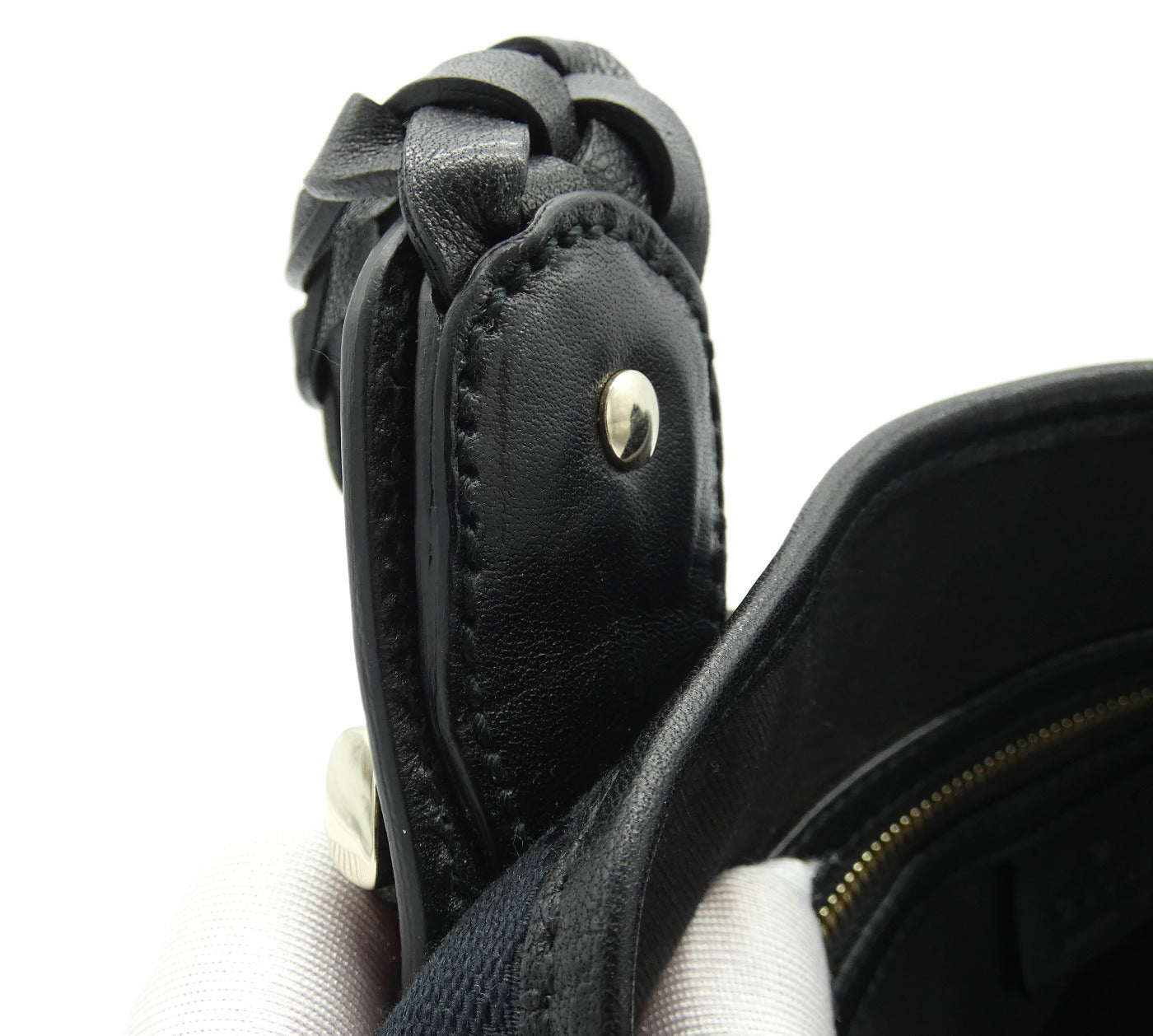 Gucci Black GG Canvas Pelham Medium Hobo Bag Gucci