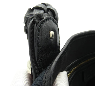 Gucci Black GG Canvas Pelham Medium Hobo Bag Gucci
