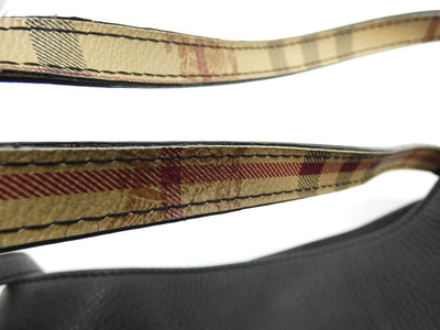 Burberry Canterbury Black Leather Bag Bag Burberry