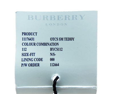 Burberry London Cashmere Jointed Teddy Bear Collectable Burberry