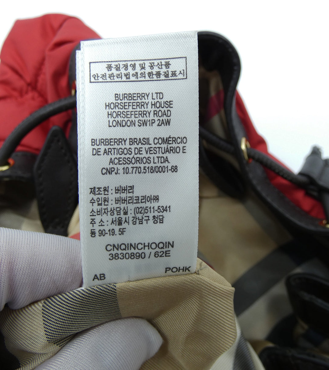 Burberry convertible backpack cheap