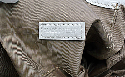 Burberry Prorsum White Leather Hillgate Hobo Bag Burberry