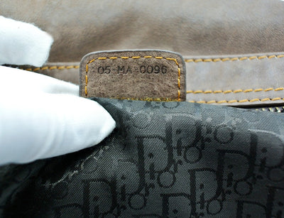 Christian Dior Brown Gaucho Double Saddle Bag Bag Christian Dior