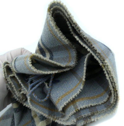 Burberry Cashmere Lightweight House Check Blue Scarf Scarf Burberry