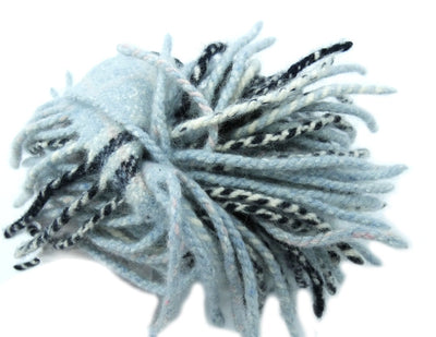 Burberry Merino Wool, Angora and Cashmere Light Blue Happy Scarf Scarf Burberry