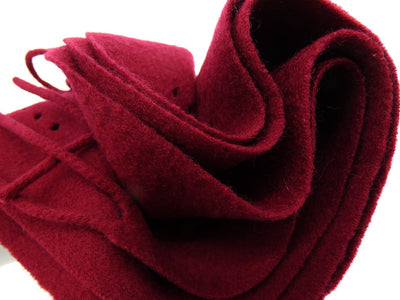 Burberry Wool and Cashmere Perforated Nova Check Raspberry Scarf Scarf Burberry