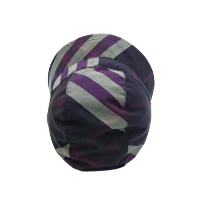 Burberry Purple Nova Check Cloche Bucket Hat Hats Burberry