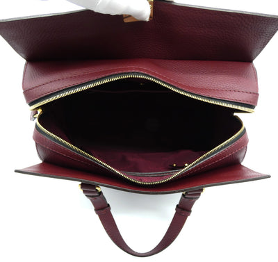DSquared2 Bordeaux Leather Bauletto Boston Bag Bag DSquared2