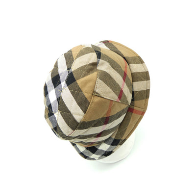 Burberry Quilted Nova Check Bucket Hat Hats Burberry