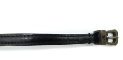 Alexander McQueen Thin Black Leather Belt Belt Alexander McQueen