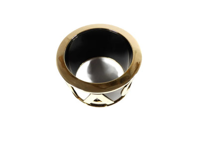 DSquared2 Logo Wide Gold and Black Bangle Bracelet DSquared2