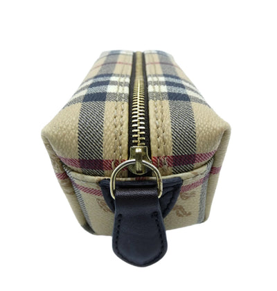 Burberry Haymarket Check Pouch Wallet, Cosmetic Bag Burberry