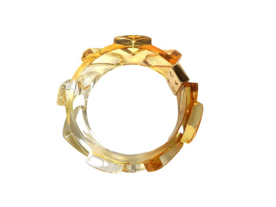 Burberry Prorsum Orange Check Bangle Bracelet Burberry