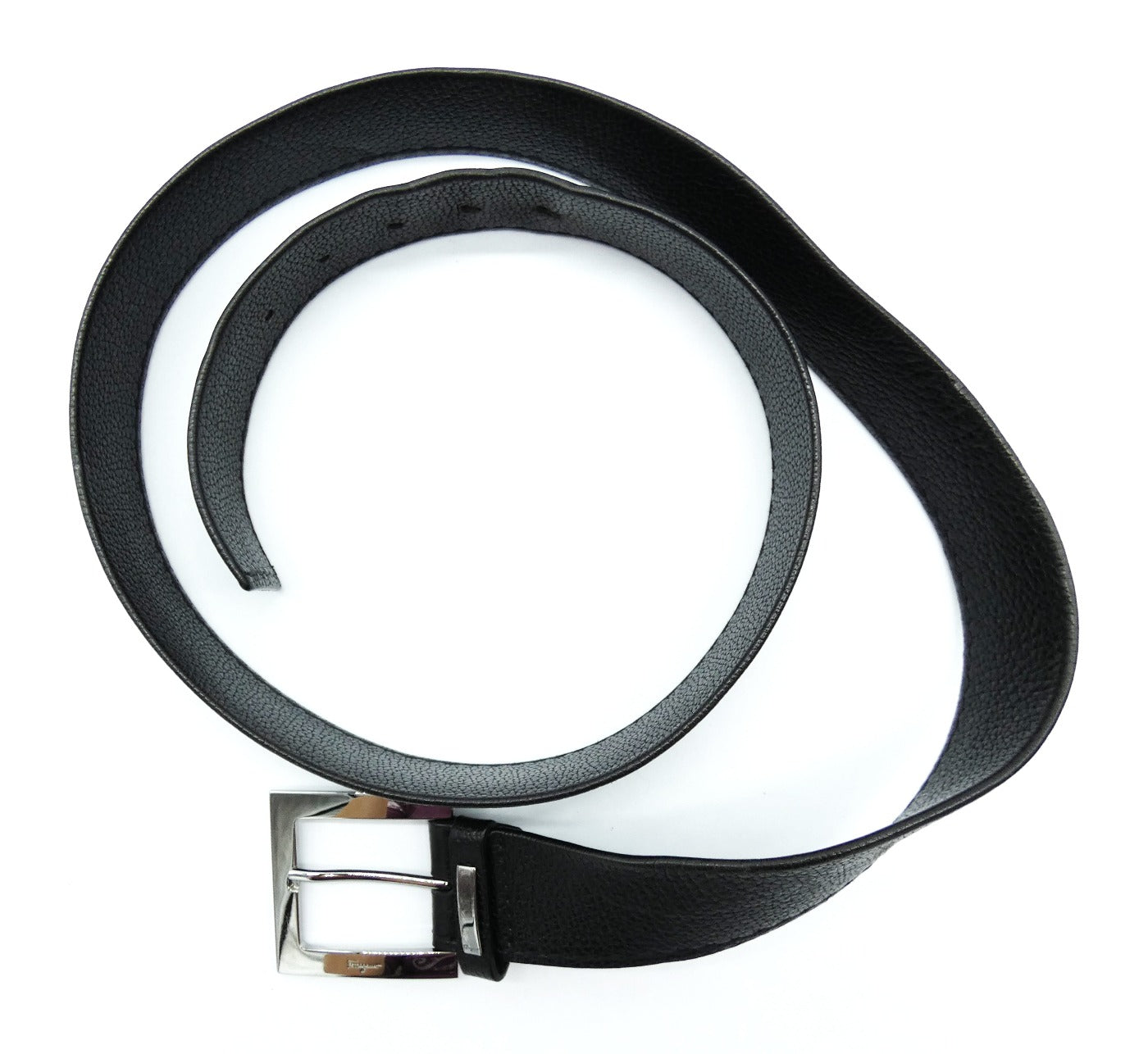 Salvatore Ferragamo Black Leather Belt Belt Salvatore Ferragamo