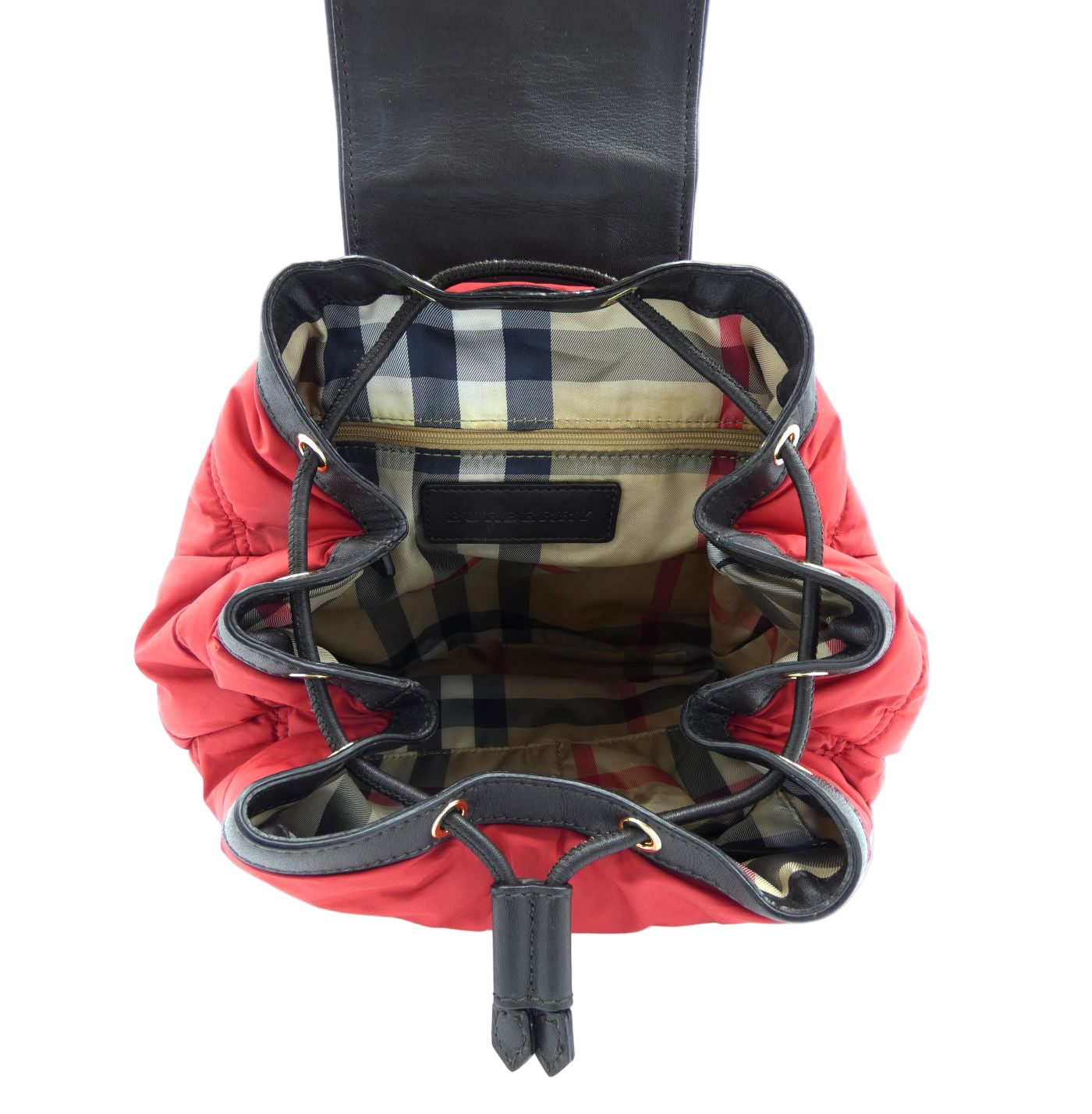 burberry mini backpack purse Burberry Quilted Convertible Red Tech Nylon Mini Backpack – Occhi Azzurri