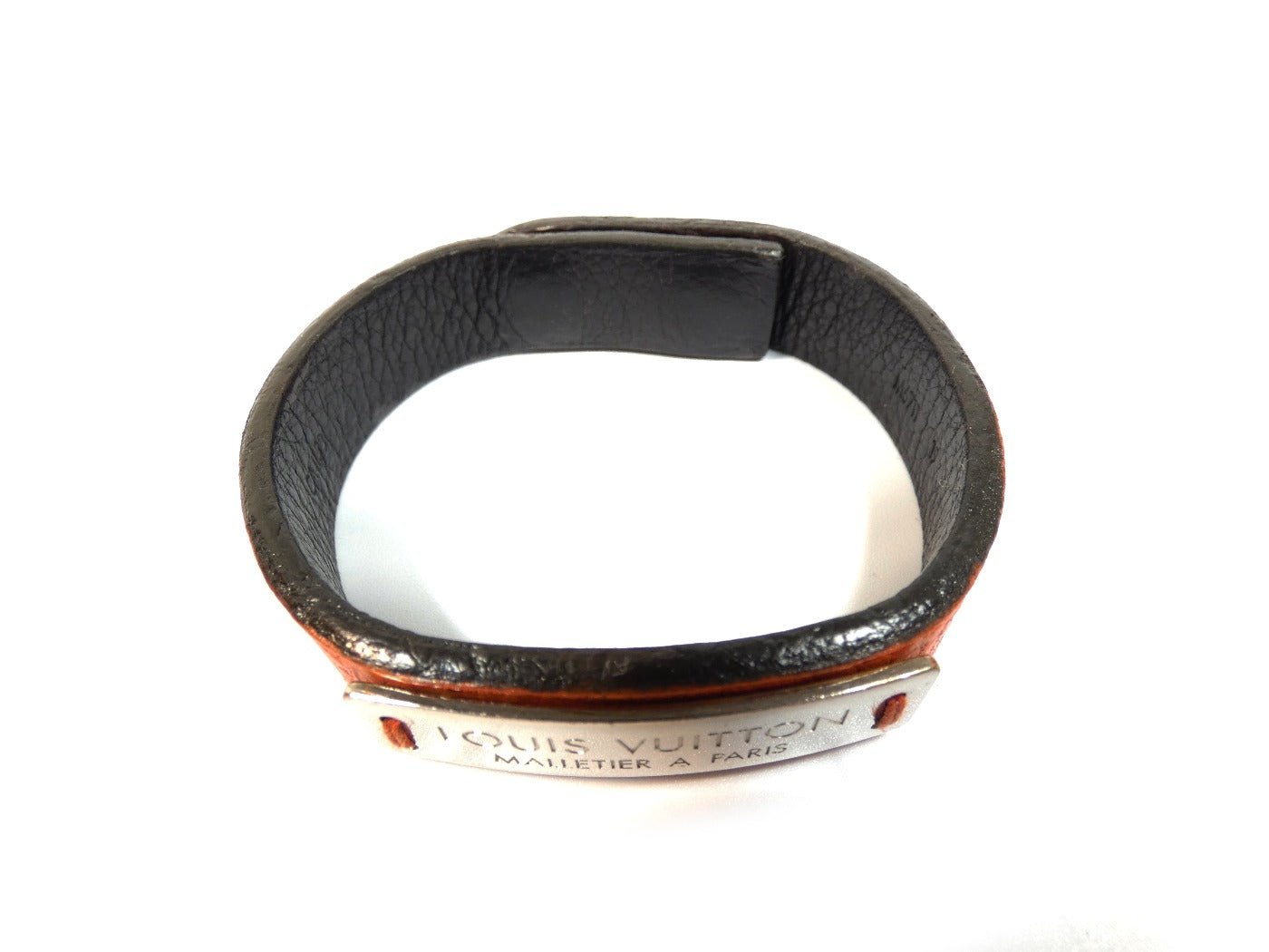 Louis Vuitton Pumpkin Leather Nomad Press It Bracelet Bracelet Louis Vuitton