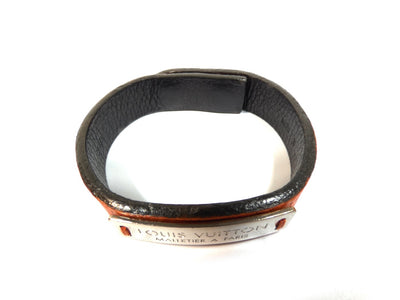Louis Vuitton Pumpkin Leather Nomad Press It Bracelet Bracelet Louis Vuitton