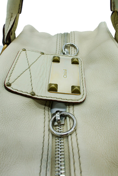Chloe Cream Paddington Bag: Modified Bag Chloe