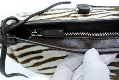 Prada Zebra Pony Medium Handle Bag Bag Prada